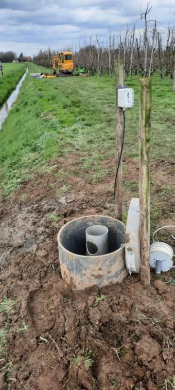 Omvorming van klassieke drainage naar peilgestuurd systeem bij zwaardere bodems in Haspengouw. 